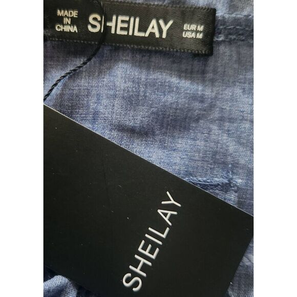 T42 Sheilay chambray western inspired top - Picture 5 of 9
